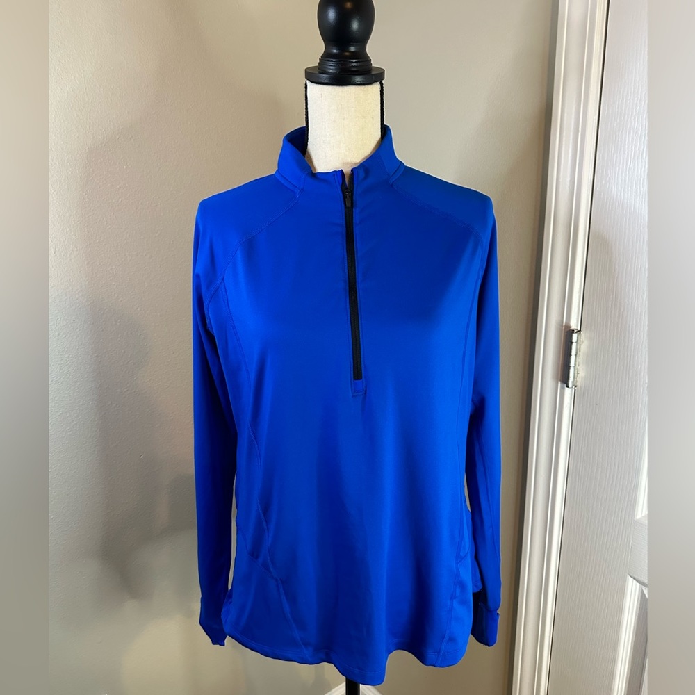 Under Armour size Large Quarter Zip in Royal Blue